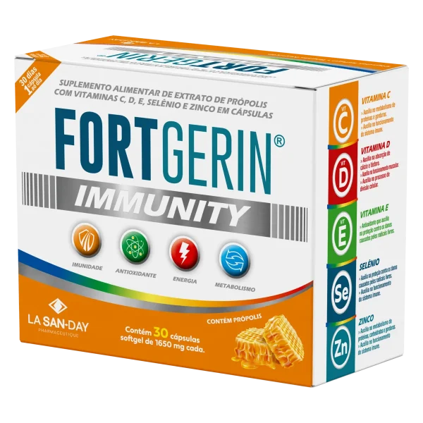 Suplemento vitamínico Fortgerin Immunity – Le Chaim Phitos – Cápsulas ...